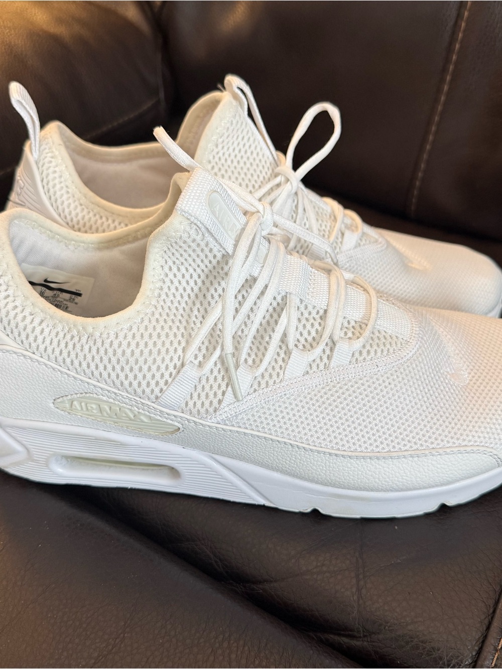 All-White Mesh Sneaker — Air Max Style Mens 11